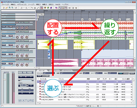 音楽作成ソフト | MIXTURE / MIXTURE Basic